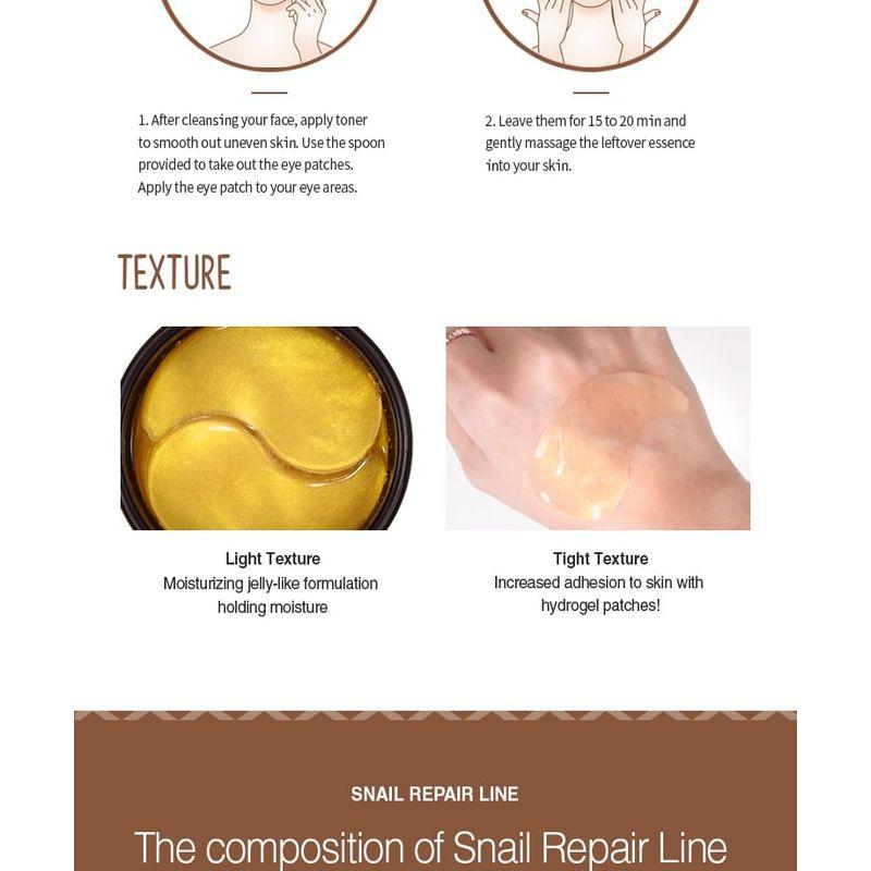 Mizon Snail Repair Intensive Gold Eye Gel Patch Bundle Set