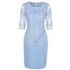 Plus Size Lace Fashion Evening Dress for Women – Elegant and Trendy Design