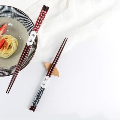 10pcs Wooden Chopsticks Set Natural Wood Sushi Chopsticks For Home Restaurant Travel Japanese Style Tableware Portable