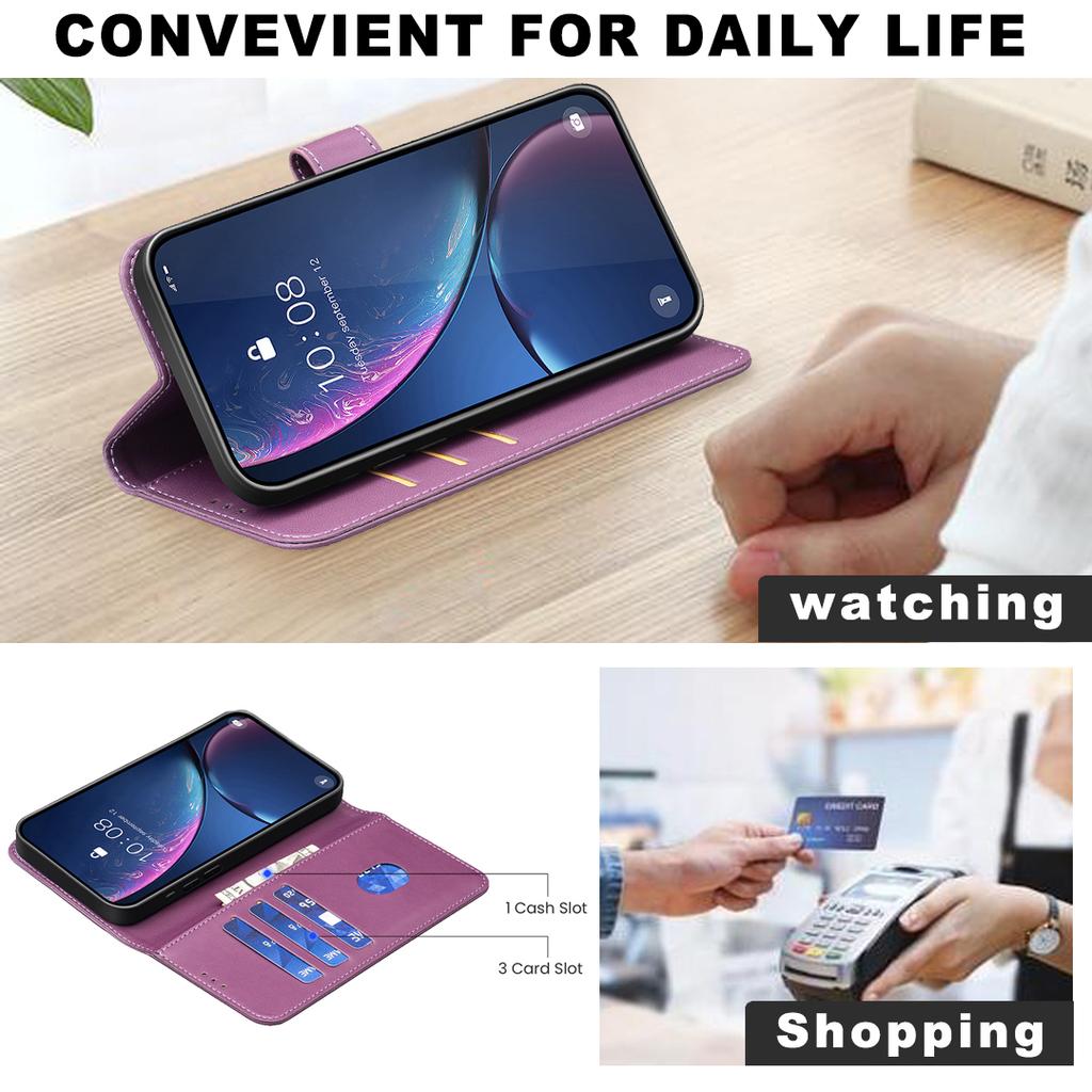 For Motorola Moto G56 5G Phone Case BINFEN COLOR BF17 Wallet Folio Flip Leather Cover