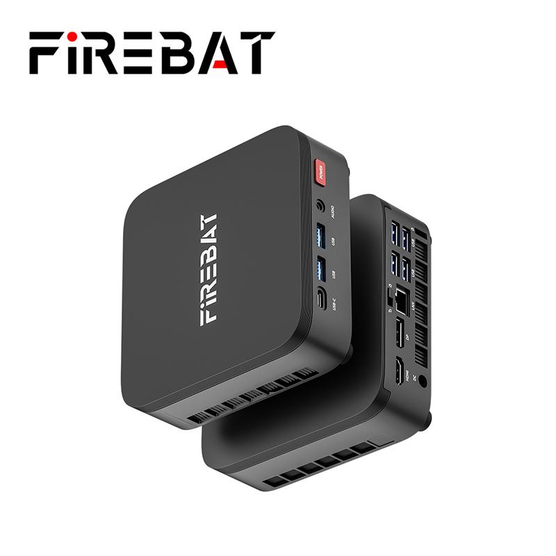 FIREBAT R3 Mini PC New AMD Ryzen 5 7430U 16GB LPDDR4 RAM 512GB SSD Wi-Fi 6 BT5.2 USB 3.0 Window11 Gaming Desktop Mini Computer
