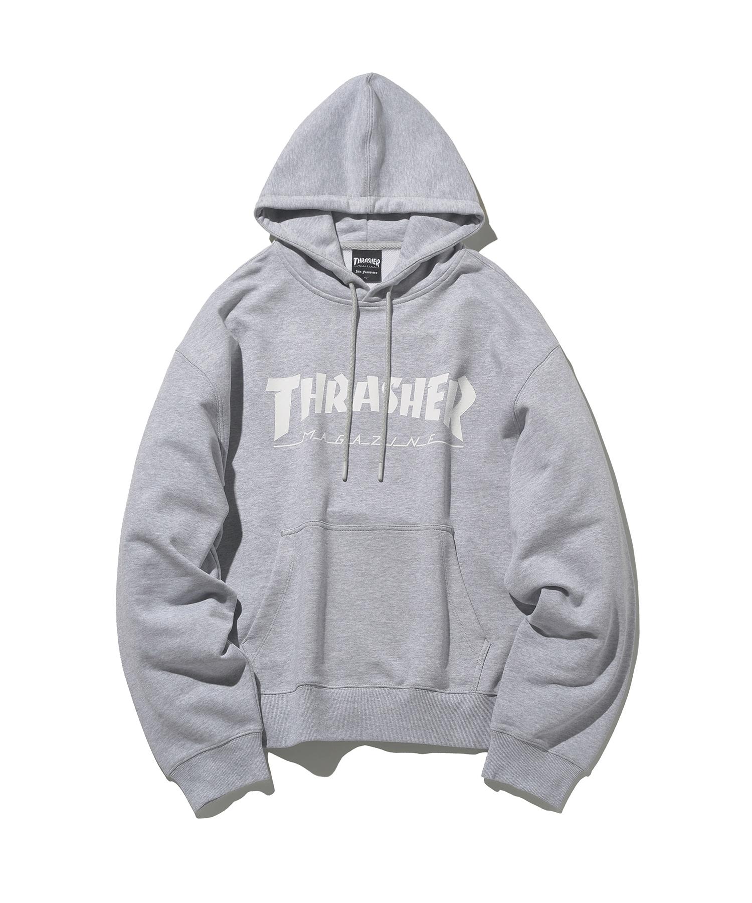 Худи с логотипом Treasure Magazine Серое M
