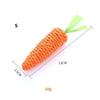 1/2/3/4/5pcs Fun Cat Teething Stick Sound Carrot Cuddle Toy Anti-Bite Scratch Board Pet Supplies For Interactive Entertainment
