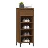 VidaXL Shoe Rack Brown Oak 40x36x105 Cm Engineered Wood 819787