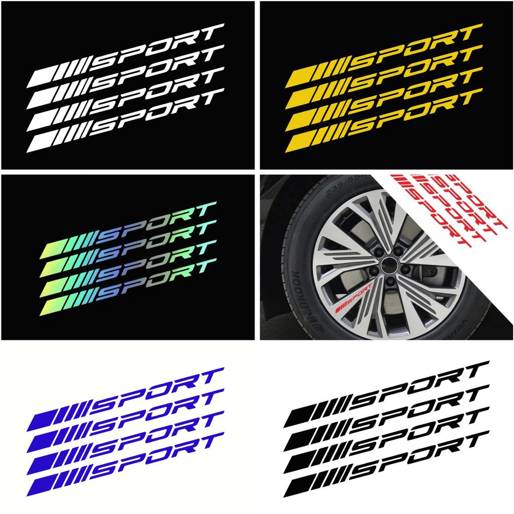 Sport Fashion Vinyl Car Stickers/ Motorcycles - Waterproof  Durable Decals,  Body /Wheel/ Door /Helmet  Handle Decoration
