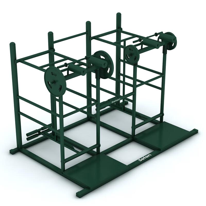 Seten Two-Station Squat Power Trainer