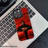 Coque de téléphone XO The W-Weeknd Pour iPhone 17,16,15,14,13,12,11,Pro,XS,Max,Plus,Mini,SE Noir Bonbon Mat Housse antichoc