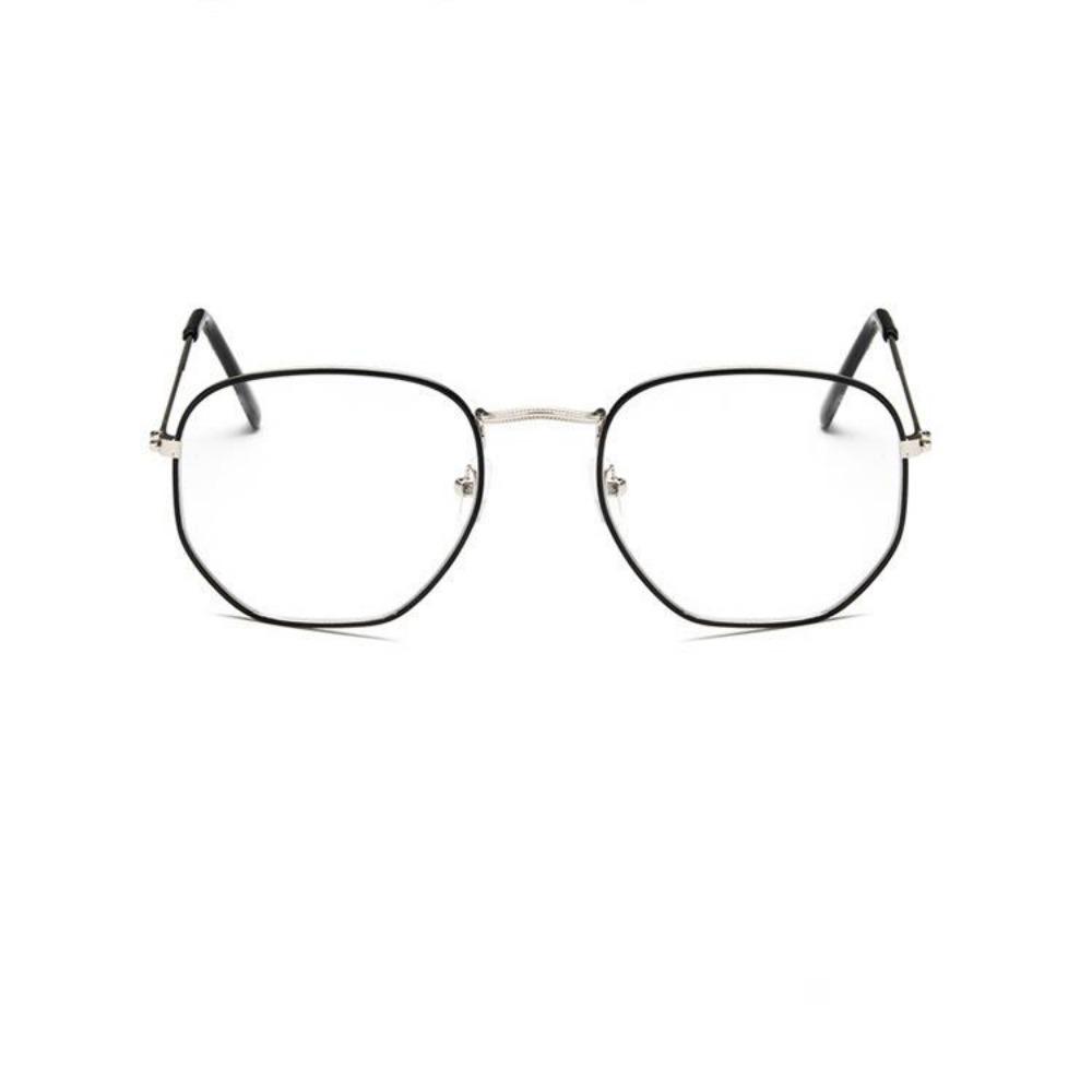 

Модные солнцезащитные очки с шестиугольной металлической оправой и цветными линзами Женские аксессуары для повседневной уличной одежды Поляризованные квадратные с защитой от УФ-лучей