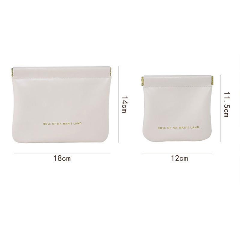 Przenośna PU Torebka na Przewody Słuchawkowe Kosmetyki Szminki Etui Uchwyt Saszetka na Monety Karty Podróżny Organizer na Biżuterię Drobiazgi Saszetka Mini Torebka