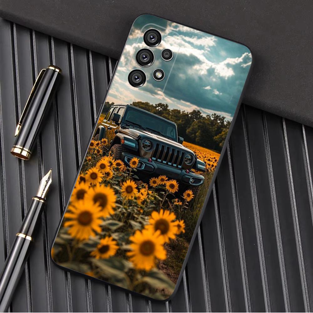 J-Jeeps off road SUV Phone Case For Samsung Galaxy A13,A21s,A22,A31,A32,A52,A53,A71,A80,A91 Soft Black Shell