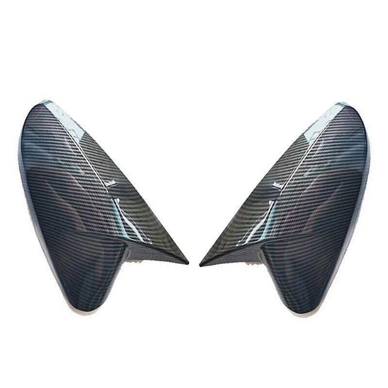 For Hyundai Veloster 2012-2017 Carbon Fiber OX Rear View Mirror Cover Trim 2PCS
