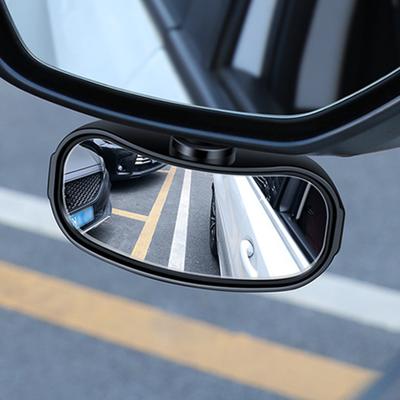 Rectangular Car Blind Spot Rearview Mirror Easy To Install Adjustable Angle Auto Convex Wide Angle Side Rearview Mirror