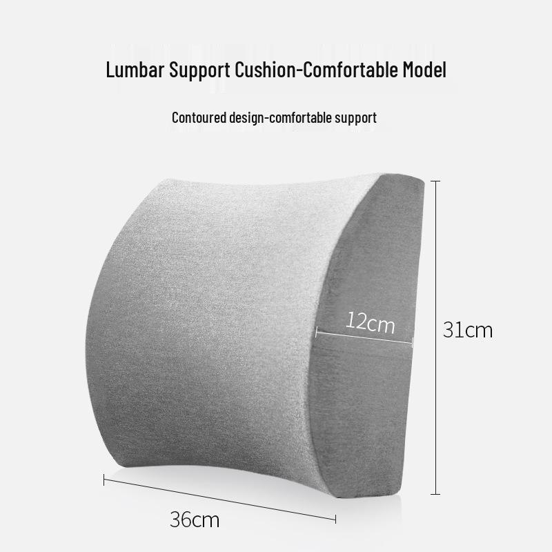 

Гелевая подушка с эффектом памяти для поясничной поддержки – Подушка для офиса и автомобиля с медленным восстановлением 36x31x12 cm