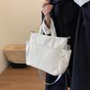 Corduroy Bag Large Capacity Tote Bag Women's Shoulder Bag Student Class Big Bag