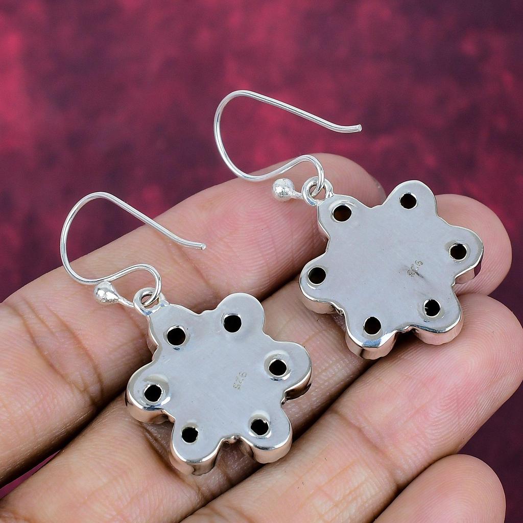 Tiger's Eye Gemstone Handmade Solid 925 Sterling Silver Earring Jewelry, For Memorial Day