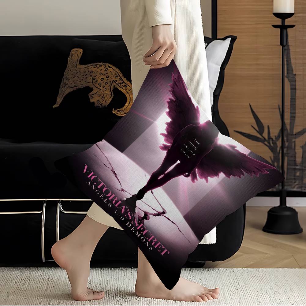 V-VictoriaS Fashion S-Secret Maple Design Cushion Cover Happy Autumn Harvest Decor Holiday Decorati Pillow Cover