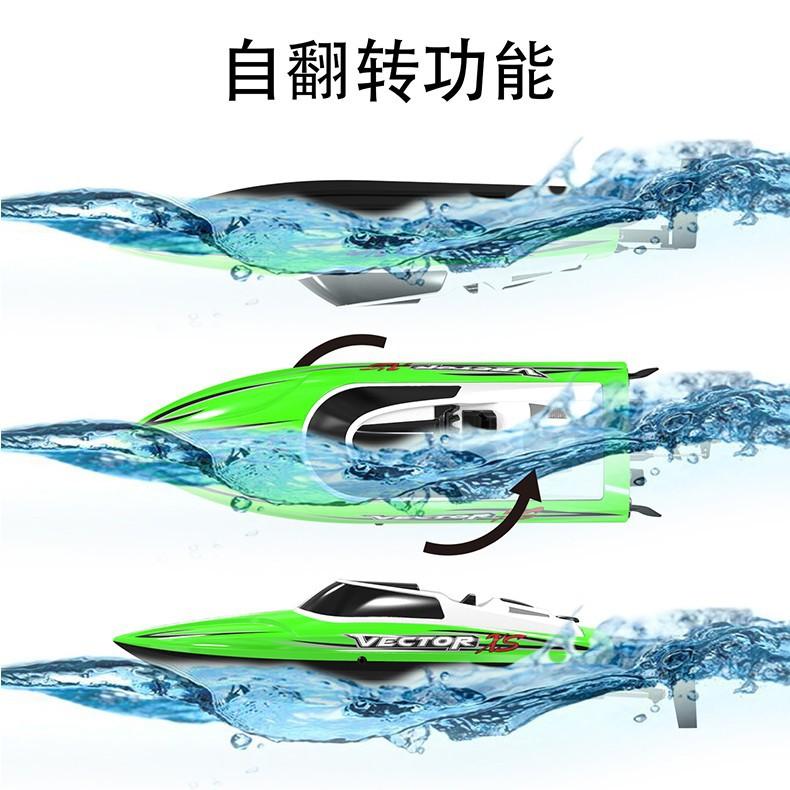 Water Remote Control Boat Crash-resistant High-speed Speedboat Electric Remote Control Children's Toy Remote Control Boat