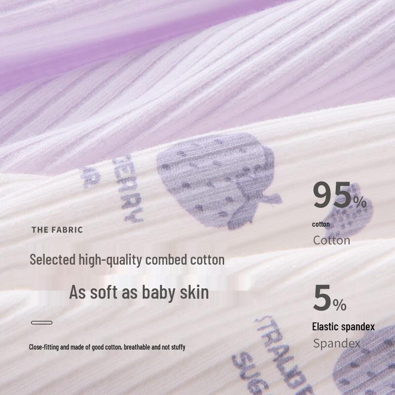 Ailier & Aurora Girls' Pure Cotton Cartoon Underwear (4-Pack)