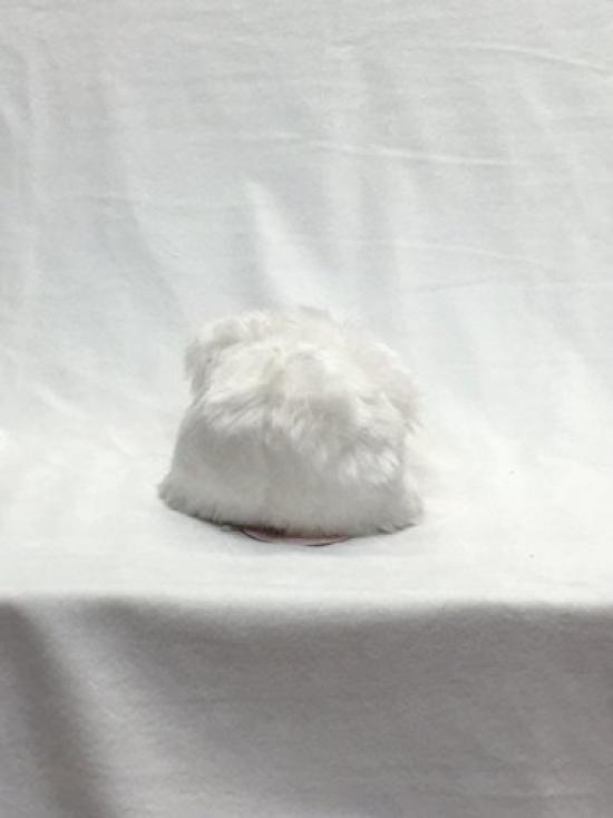 Momo the Angora Rabbit Plush Toy, Medium, White