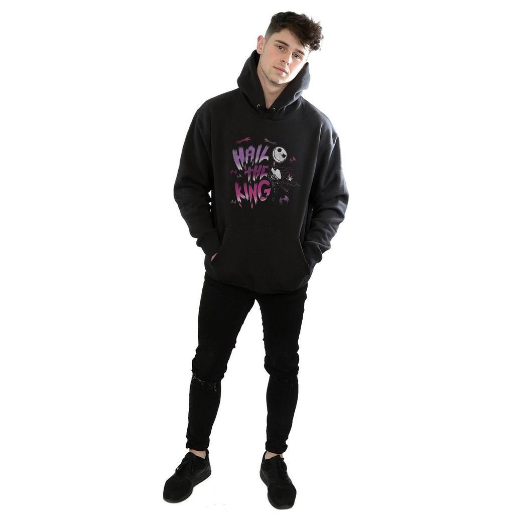 Disney Mens Nightmare Before Christmas Hail The King Hoodie
