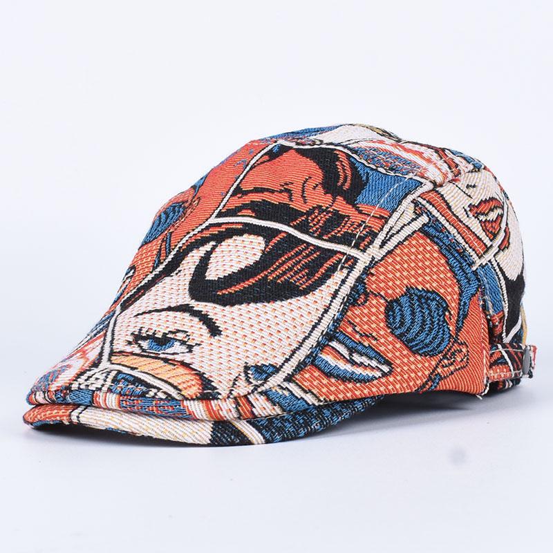 

Peaky Blinders 2026 Korea Beret Women Vintage Butterfly Embroidery Berets Flat Cap Ivy Hat Men Cotton Black Newsboy Caps Hip Hop 56-60cm
