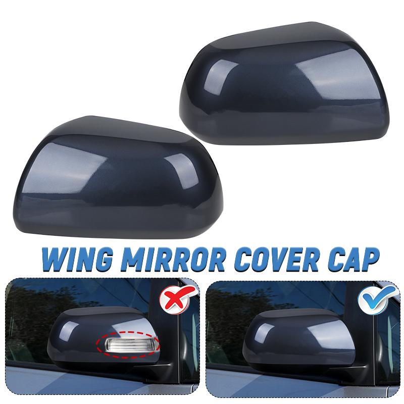 Left Right Door Wing Rearview Mirror Cover Cap For Toyota Sienna 2011 2012 2013 2014 2015 2016 2017-  W/O Turn Signal Light