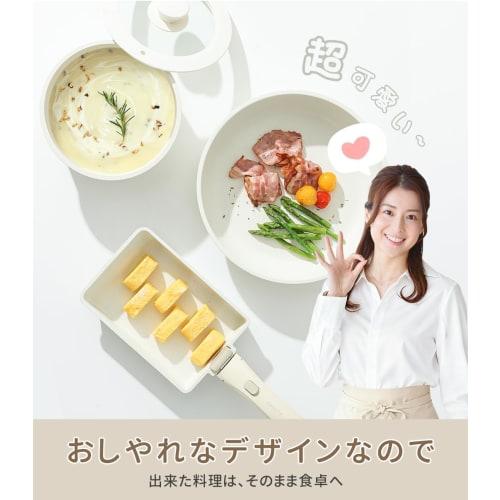 CAROTE 16-Piece Frying Pan Set, Induction and Gas Compatible, Free of PFOA and Other Harmful Substances, 5-Layer Construction, Lightweight, Removable