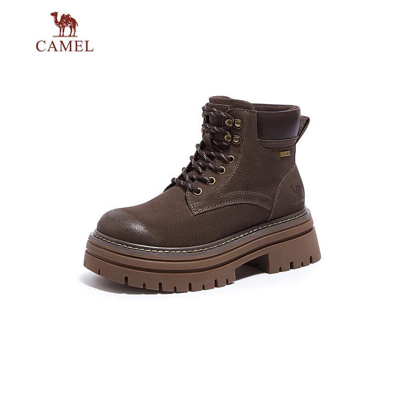 Camel Women s Classic High-Top Martin Work Boots 35