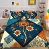 Set Copripiumino 3D Stampa Floreale Donna Tessili per la Casa Poliestere Dimensioni Queen Set Copripiumino per Letto