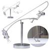 Kinetische Fischer-Balance-Skulptur - Schreibtisch-Dekoration für Zuhause und Büro, Stressabbau-Geschenk für Männer, für Angler und Angelfreunde