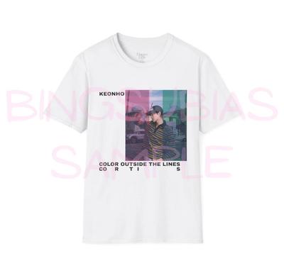 T-Shirt CORTIS Ispirata al K-Pop | Versione Keonho. | Linea Rossa Verde