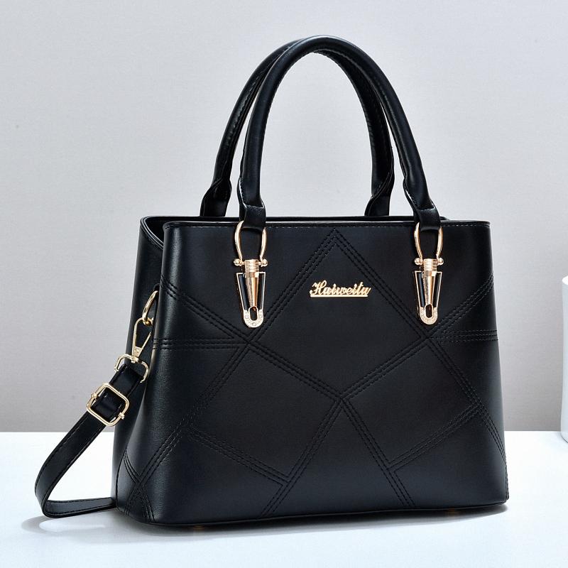High Quality Pu Leather Ladies Handbags Women Luxury Designer Shoulder Crossbody Bags Large Capacity Shopping Messenger Sac