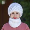Mink Hat Winter Mink Hair, Mink Hat for Warm Grandma, Middle Aged and Old Lady, Mother's Hat