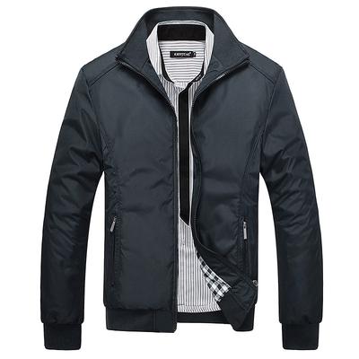 Chaqueta de primavera y otoño para hombre joven, chaqueta informal de talla grande para hombre