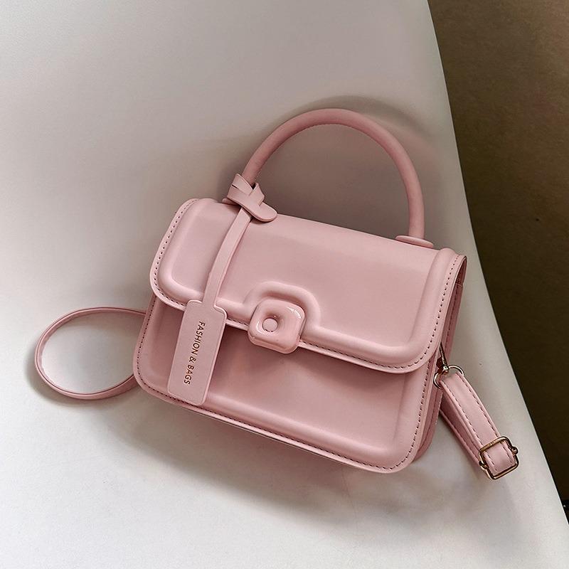 Summer New Simple Small Square Bag, High-quality Texture Portable Small Bag, Versatile Shoulder Messenger Bag