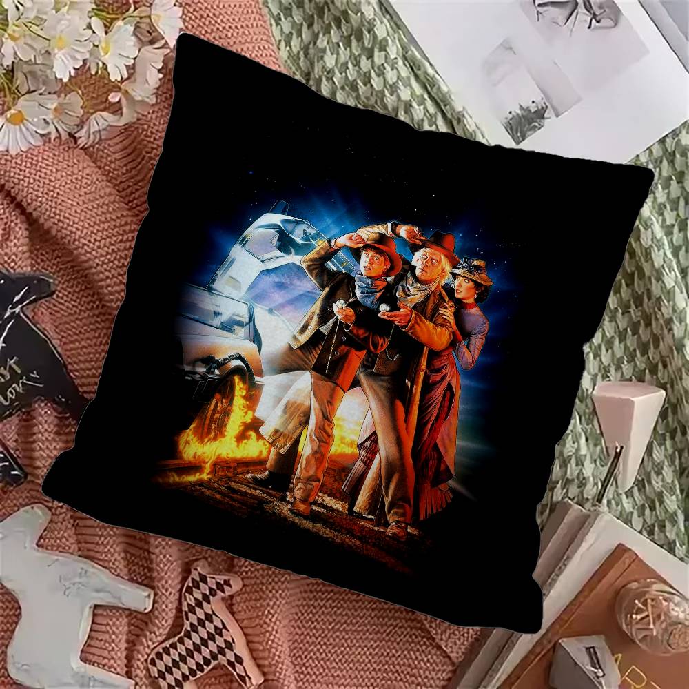 Classic Movie Clips Back To The Future Pillow Anime Pillow Sofa Bed Head Pillow Cover Cushion Cover 45x45 cm Fashion