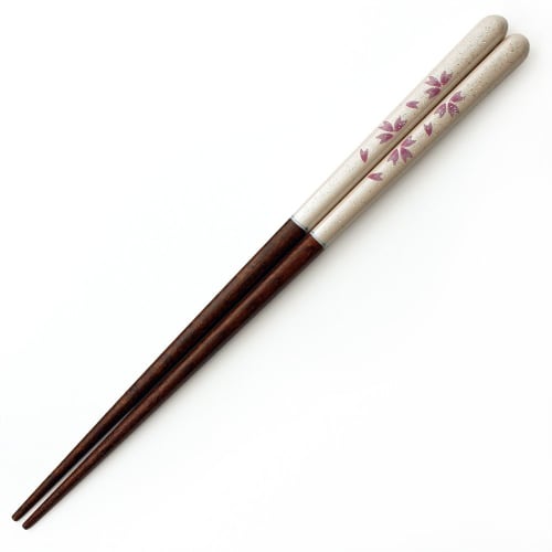 Ishida Wakasa Lacquer Chopsticks, Yumeka, 21cm, Pink, Dishwasher Safe, Non-Slip, Silver Ion Finish, 159265