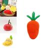 Cuddly Plush Fruits Vegetables Keychain Pendant Dolls Banana Orange Peach Eggplant Carrot