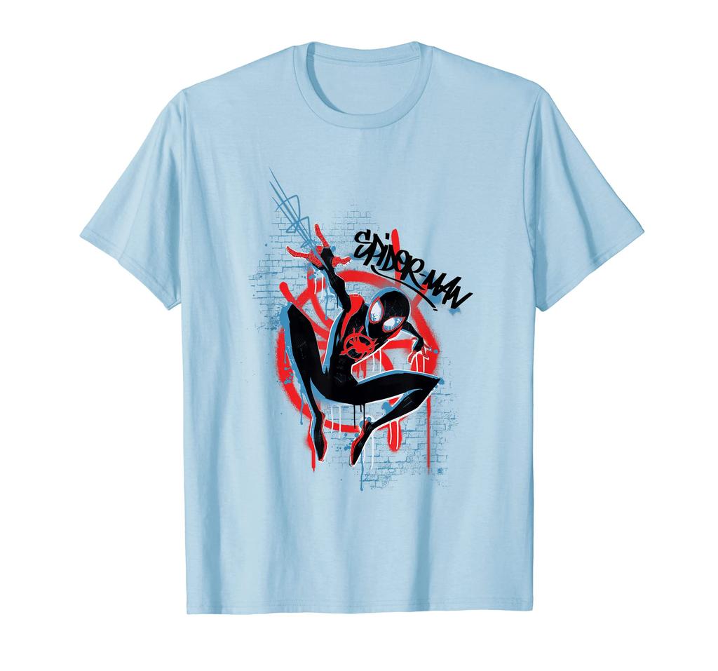 Marvel Spider-Man Into the Spider-Verse Graffiti T-Shirt