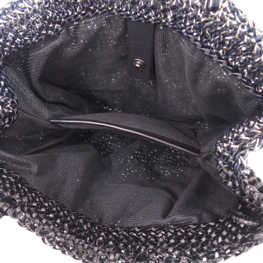 Used AUTHENTIC ANTEPRIMA 2WAY Wire Bag Navy Black Shoulder Bag PVC