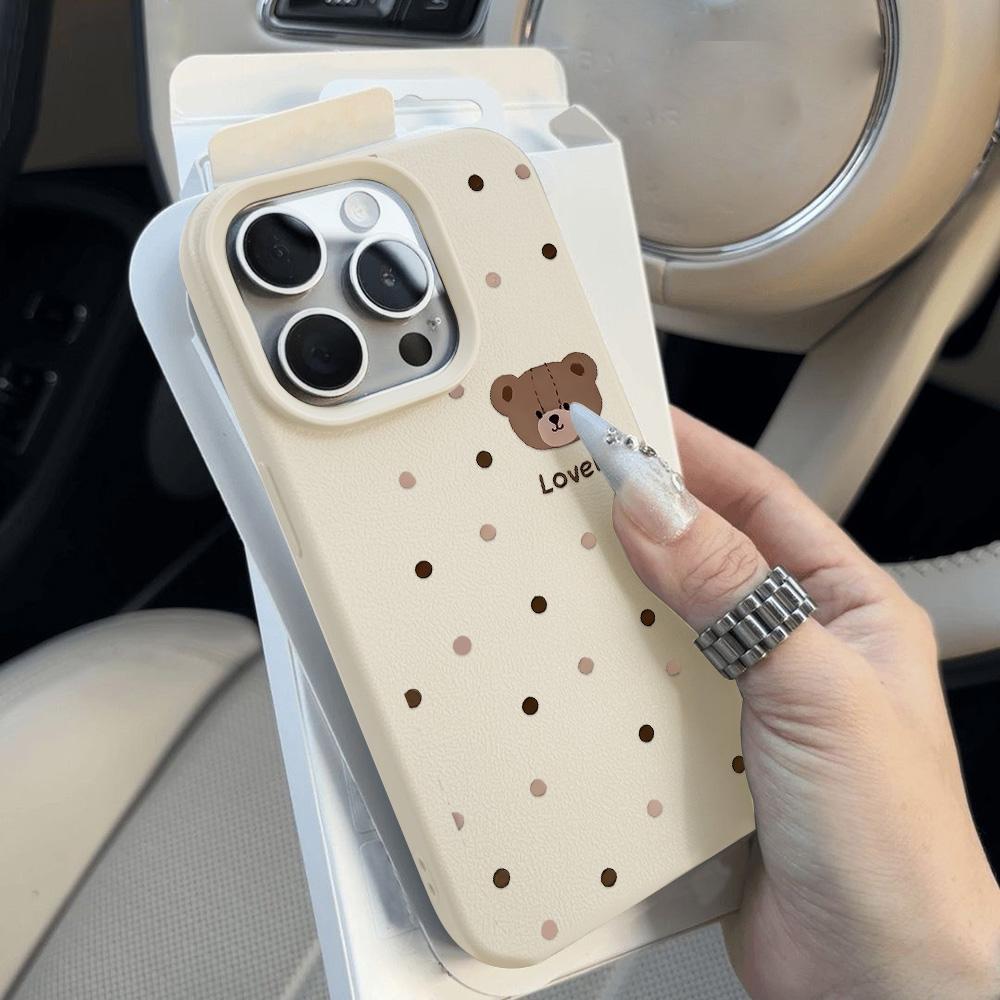 Luksusowe Miękkie Skórzane Etui na Telefon Dla iPhone 16 Funda iPhone 11 15 Pro Max 13 14 Plus 12 16promax 15promax 13promax Pokrowiec z Kwiatami