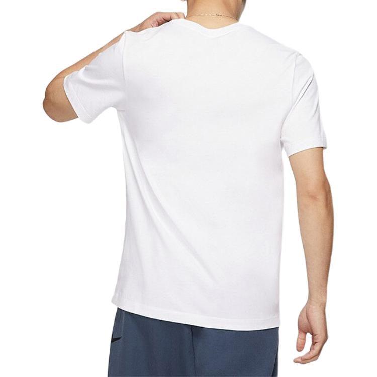 Nike T Shirts Men's Crew Neck Moderate Straight Fit BQ0186-100