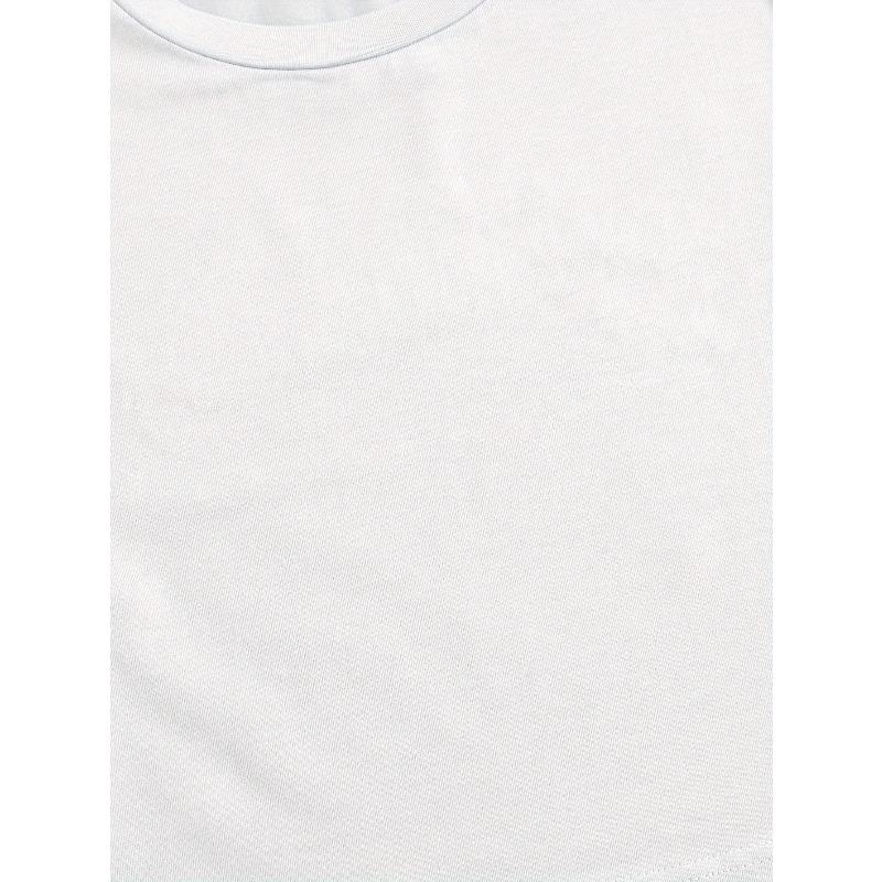 European size Women'S White T-Shirt with Colorful Heart  Leaf Print - Soft Breathable Casual Short Sleeve Round Neck Top, Vibrant Multicolor Hearts