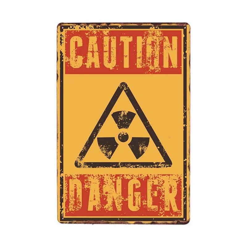 Warning Area 51 Metal Tin Sign UFO Vintage Wall Plaques Art Poster Decoration Painting Home Decor 20x30cm
