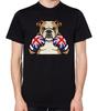 British Bulldog Boxer Funny UK Boxing Graphic Union Jack Unisex T-Shirt