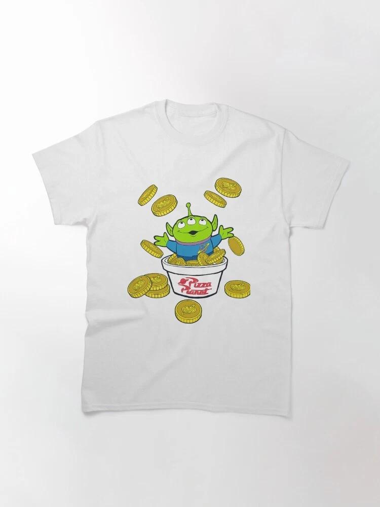 world Alien Tokens Pizza Toy Story Alien Classic TShirt Unisex Style S