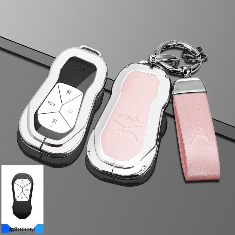 Xpeng Car Key Case for Models G3i, P7i, P5, G9, G3i, G6 - Protective Shell & Buckle