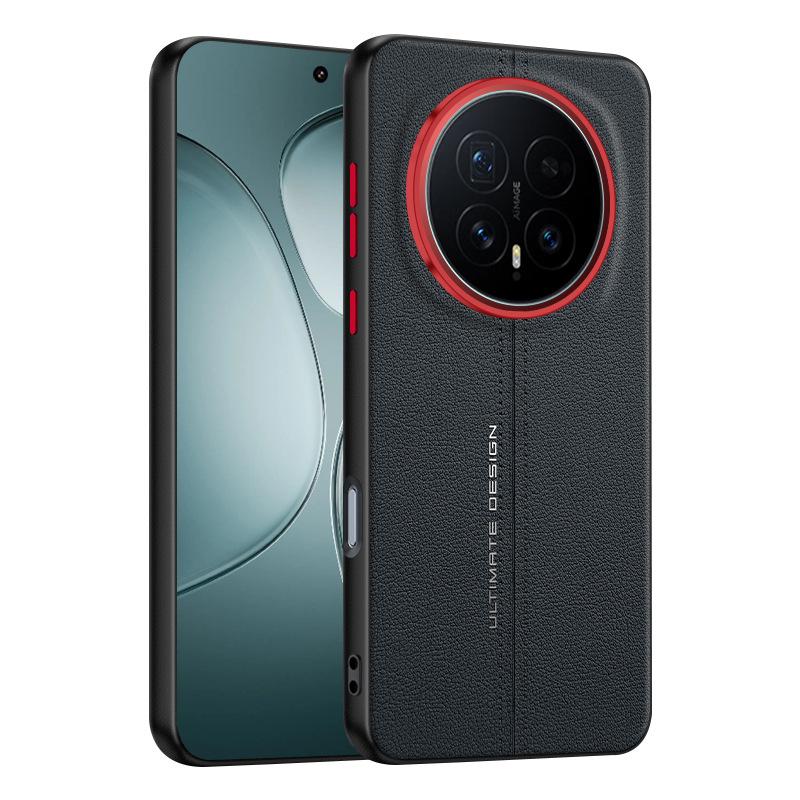 

Чехол для Honor Magic8 и Magic 8 Pro из ПУ кожи, приятный для кожи, контрастные цвета клавиш, рамка для объектива, защита от отпечатков пальцев, мягкая крышка Artificial leather&Honor Magic8 Pro
