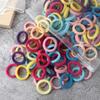50-200Pcs Children Candy Color Hair Band Girl 3 CM Basic Multicolored Hair Tie Ponytail Hold Elastic Scrunchies Hair Accessories