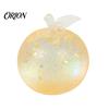 Relaxing Desk Toys for Office Maltose Glitter Apple Squeeze Stress Ball, Soft TPR Slow Rising Fidget Elastic Pinchable Sensory Toy Anxiety Relief,